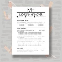 3 pack resume cover letter references template word modern