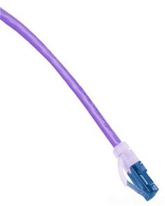 CAT5e Patch Cable with Boot Purple Ziotek 2ft