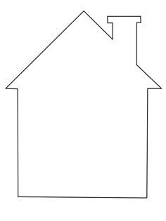 printable three little pigs house templates preschool simple house template