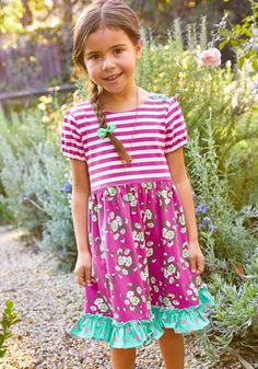 New MATILDA JANE Friends Forever SONIA Big Ruffle Pants Gry//Pink Polka Dots SZ 2