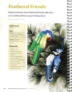 Stitchables Blue Jay Begginer Needlepoint kit 7606 With Hoop