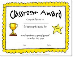 58 best award certificates