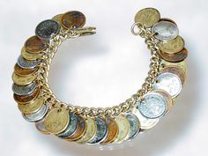 17 Best Coin Bracelets Images On Pinterest Bracelet Br946l Jpg 450 338 Penny Jewelry Coin Pressed Pennies