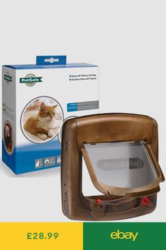 joyliveCY 4-Way Locking Lockable Cat Flap Pet Dog Flap Door White Pet Door Kit for Cats and Small Dogs with Telescopic Frame,Cat Door with Tunnel
