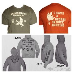 Duck Hunter HOODIE Sweatshirt sweater hooded Shoot Hunting Duck Dynasty Decoy