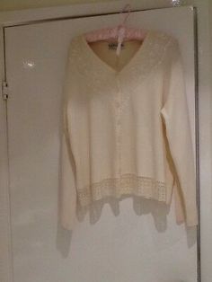 BNWT M/&S Collection Soft White Boxy Fine Knit Jumper Sweater Size XL