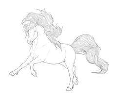 Horse Coloring Page