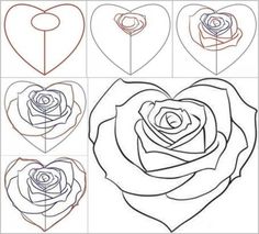 Одноклассники Drawing Skills, Drawing Videos, Learn Drawing, Portrait Sketches, Rose Drawing Simple