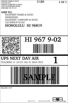 4x6 shipping label template