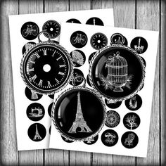 25 mm Inch Quirky Nature Instant Download One Bottle Cap Digital Collage Download 1x1 Round Pendant Images Buy 2 Get 1 Free
