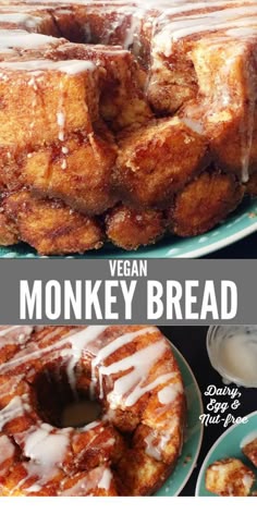 This recipe is called the BEST monkey bread because there really is no comparison to this homemade gooey, sweet, decadent VEGAN monkey bread. |Recipe www.allergylicious.com| #vegan #monkeybread #nutfree #dessert #bread #sweetbread #dairyfree #recipe