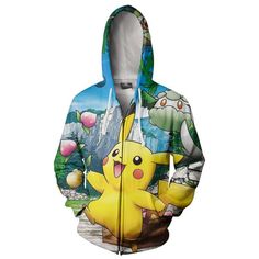 Cloud City 7 Pokemon Pikachu Raichu Mix Kids Hooded Sweatshirt Cloud City 7 Pokemon Pikachu Raichu Mix Kids Hooded Sweatshirt