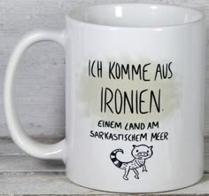 Interluxe KAFFEEBECHER Tasse MORGENMUFFEL Spruch Geschenk Lustig Shabby Fr/ühst/ück