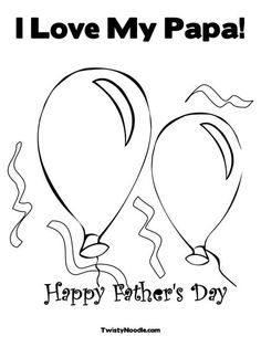 I Love You Papa Coloring Page handmade gifts Fathers day coloring