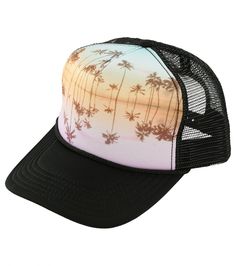Pineapple Smile Unisex Cotton Flat Baseball Cap Ash One Size