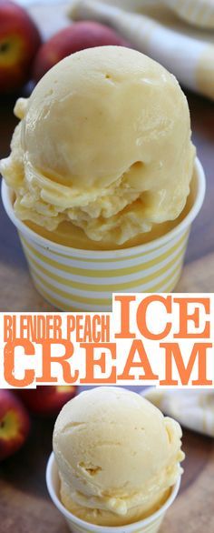 This Is The Ninja Plain Vanilla Ice Cream Recipe That Simply Blender Peach Ice Cream