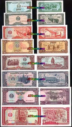 1354 Best Banknotes Currency Images Coins Banknote Money Cambodia Banknotes Paper Money Catalog And Cambodian Currency History