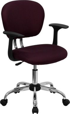 boss office products mid back mesh task chair with loop arms room