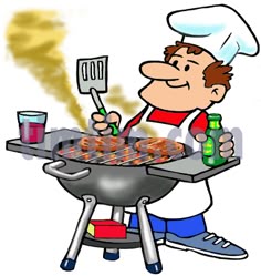bbq cartoon funny barbecue clipart labor day weekend free clipart