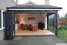 Bi-folding Doors, aluminium, suppliers, internal, double, glazed, patio, timber, wood, wooden french Conservatory, Pergola Garage Door, Patio Doors, Bifold Doors, Folding Doors, Carport Designs, House Front