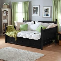 50 Best Double Duty Bedroom Office Images On Pinterest Casey Daybed Full Size With Pull Out Bed Underneath Wood In Black