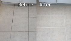 37 Best How To Clean Grout Images On Pinterest In 2018 Cleanser Colorseal Cleaning Grout Coloring And Sealing Before After Photo Clorox