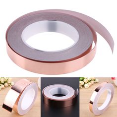 Flexible Copper Foil Tape 20mm x 6mm Double Sided High Conductive Adhesive