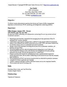 Career Objective For Resume Sample - Http://Www.Resumecareer.Info