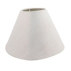 White 7 x 20 x 12.5 Royal Designs DBS-706-20WH Series Empire Lamp Shade