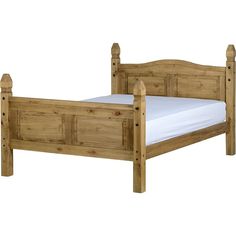 Seconique Amber Wooden Bed Frame 4ft 6in Double Bed Frame Pine Seconique Amber Wooden Bed Frame 4ft 6in Double Bed Frame Pine