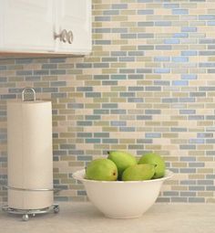 Blue Tile Backsplash Kitchen smoke glass subway tile | white shaker cabinets, shaker cabinets Blue Tile Backsplash Kitchen smoke glass subway tile | white shaker cabinets, shaker cabinets