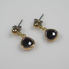 316 Best Earrings For Sensitive Ears Images On Pinterest In 2018 Earrings For Sensitive Ears Blue Goldstone Post Surgical Steel Small Gold Drop Nickel Free
