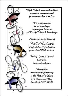printable graduation announcements