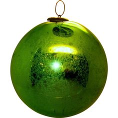 green ornaments