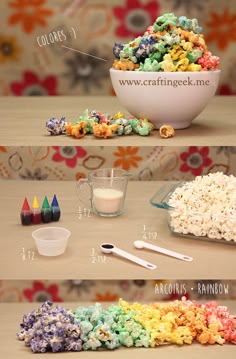 17 Ideas De Palomitas De Colores Palomitas De Colores Tortas De Bodas Bizcochos De Boda