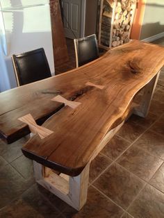 live edge black walnut dining table rip cage | furniture tables live edge black walnut dining table rip cage | furniture tables