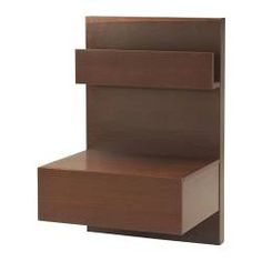 Ikea Malm Floating Nightstand Bedroom Bed Side Table Black Brown Malm Nightstand From Ikea 49