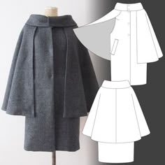 Tamanegi-kobo - Lapis-Lazli / Inverness Cape This is excellent. No sleeves for bulk or overheating. It's beautiful.