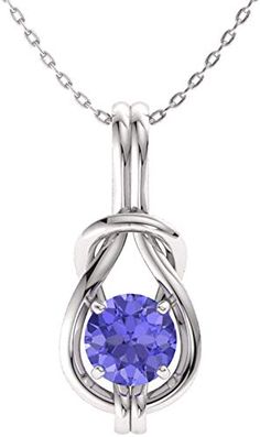 Jewels By Lux 925 Sterling Silver April Birthstone Accented Tear Ash Holder 18 Necklace