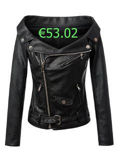 Kunstlede Uomo Giacca Invernale-Biker Giacca In Nero-Bomber Giacca Giacca con cappuccio
