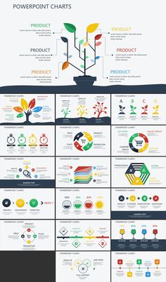 progress movement powerpoint charts graphic design infografia