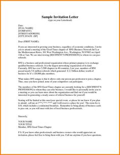 invitation letter format for opening ceremony invitation by www how to write invitation letter for party