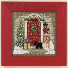 Winter Woods Beaded Cross Stitch Kit 2011 Mill Hill Buttons /& Beads