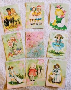 Patrick Day~Vintage~9 Pocket Pen Pal~Cards~No Protector~#61~judysjemscrafts St