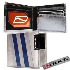 Silver Ducti Classic Bi-Fold Duct Tape Wallet