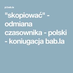 odmiana czasownika scarica