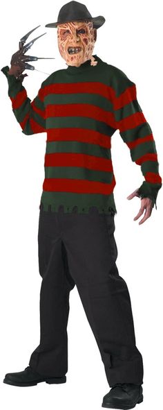 NUOVO Donna Kids Freddie Krueger Nightmare on Elm Street Halloween Fancy Dress