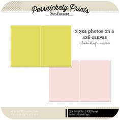 4x6 picture template