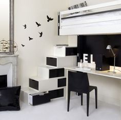 20 Best Study Ideas Images Bedroom Office Bedrooms Desk Nook Practical Furniture For Black And White Interior Design By Ee Loggia Interiors