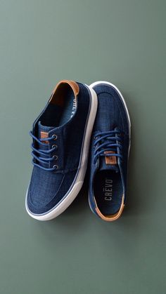 Calidad de pespunte en blanco azul para hombre de diseñador 100/% cuero genuino causal RRP £ 25